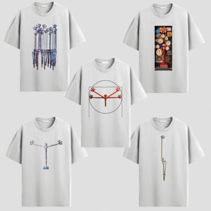 Camisetas obras Santi Flores